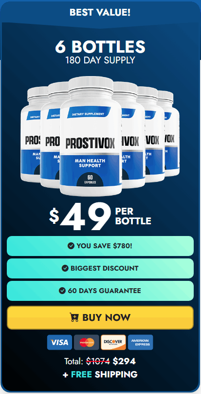 Buy Prostivox 6 Bottle